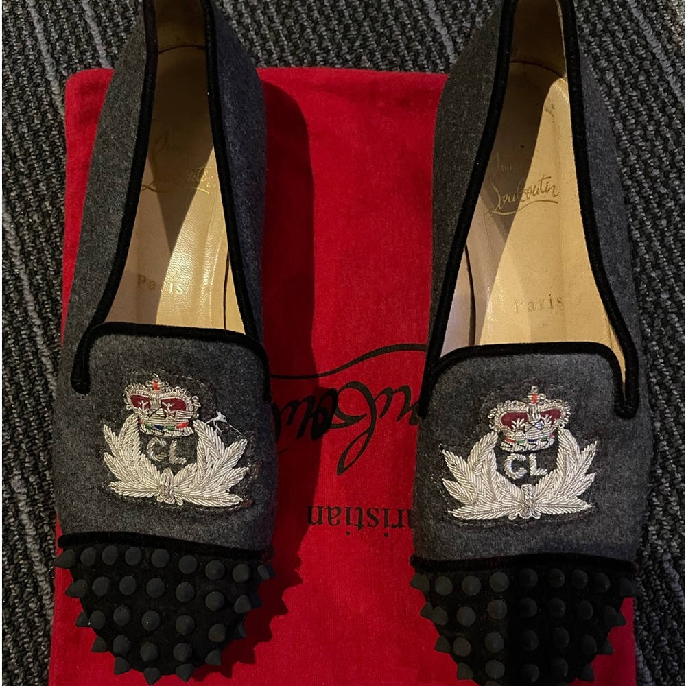 CHRISTIAN LOUBOUTIN  flat loafers